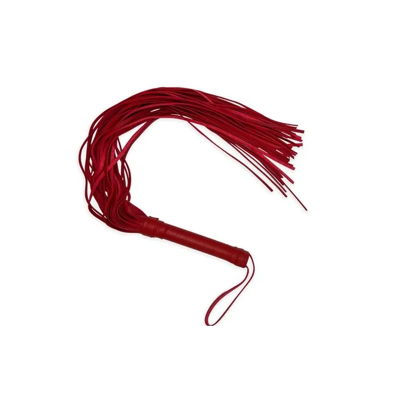 Rote BDSM-Peitsche ALIVE 69 cm – Gesamtansicht wasserdicht IPX8