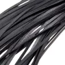 Black waterproof BDSM flogger 69 cm ALIVE - BDSM accessory with synthetic leather
