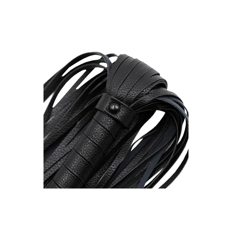 Frusta BDSM nera impermeabile 69 cm ALIVE - accessorio BDSM in pelle sintetica