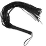 Black waterproof BDSM flogger 69 cm ALIVE - BDSM accessory with synthetic leather