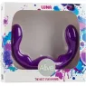 ALIVE Doppeldildo Luna Silikon lila 25 cm - flexibel und weich für vaginale und anale Stimulation