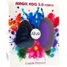 Oeuf vibrant silencieux télécommandé violet ALIVE - Sextoy compact 10 vitesses anti-éclaboussures