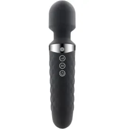 ALIVE Mini Massagevibrator schwarz wiederaufladbar 16 Vibrationsmodi - ergonomisch