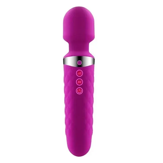 ALIVE mini vibratore a bacchetta viola ricaricabile 16 modalità