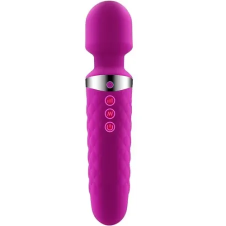 Mini baguette vibrante rechargeable violette ALIVE 16 modes de vibration