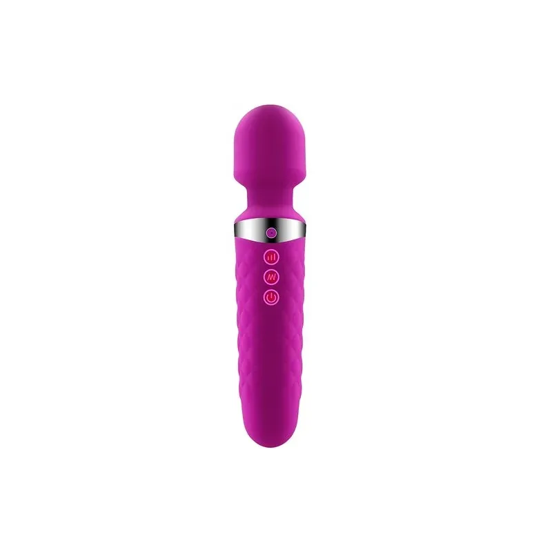 ALIVE Mini Massagestab lila wiederaufladbar 16 Vibrationsmodi