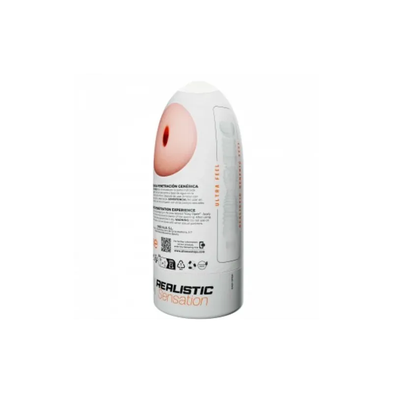Flexible TPE male masturbator size M skin tone - ALIVE - overall view