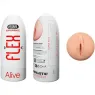 Flexible TPE male masturbator flesh color ALIVE size M - realistic vaginal masturbator for men
