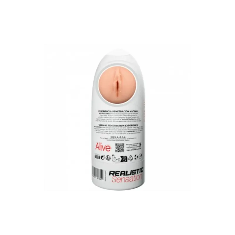 Masturbateur masculin flexible en TPE couleur chair ALIVE taille M - jouet intime réaliste pour hommes