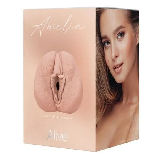 Masturbateur masculin Flex Vaginal Taille M ALIVE – Vue avant couleur chair TPE souple