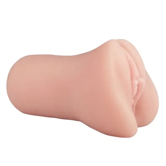 ALIVE Flex Vaginal Male Masturbator Size M – Front view flesh-colored soft TPE