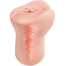 ALIVE Flex Vaginal Male Masturbator Size M – Front view flesh-colored soft TPE