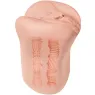 Realistischer flexibler Masturbator ALIVE vaginale Form fleischfarben Größe M Gesamtansicht