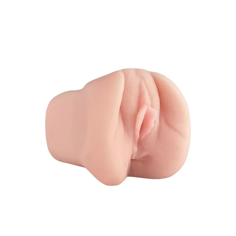Realistischer flexibler Masturbator ALIVE vaginale Form fleischfarben Größe M Gesamtansicht
