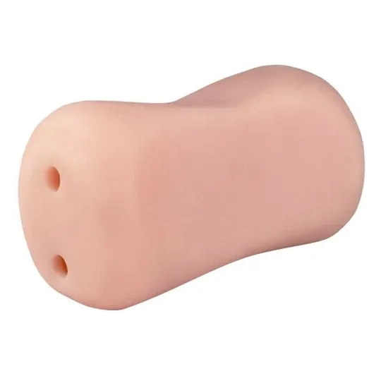 Masturbatore realistico flessibile ALIVE forma vaginale colore carne taglia M vista d'insieme