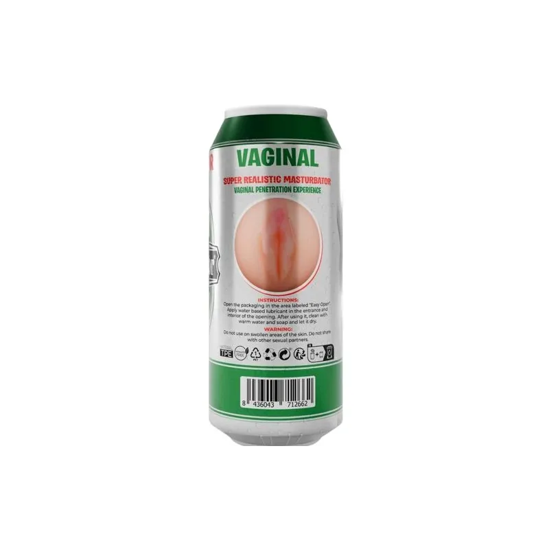Flexible male masturbator size M ALIVE flesh color - front view