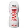 Realistic male masturbator size L by ALIVE, flesh color, ultra-soft TPE material, vaginal opening for penetration simulation