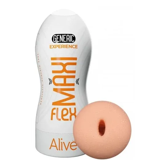 Masturbateur buccal réaliste Maxi Flex taille L ALIVE en TPE ultra doux pour pénétration intense