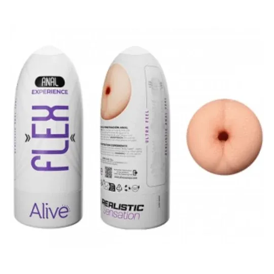Flexibler Analmasturbator Größe M in Fleischfarbe - ALIVE - realistisches Sexspielzeug für Männer