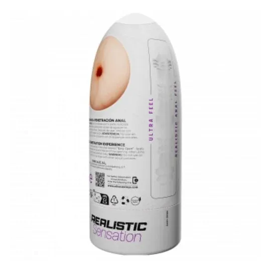 Flexible anal masturbator size M flesh color - ALIVE - realistic male sex toy for men