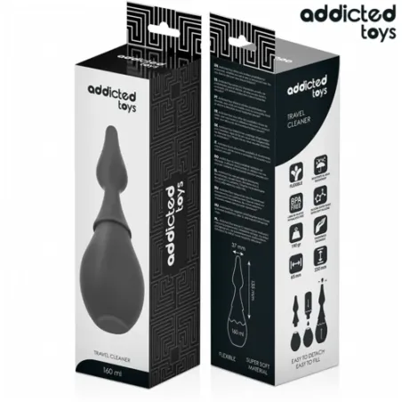 Addicted Toys travel toy cleaner 160ml compact bottle for hygienic cleaning on the go