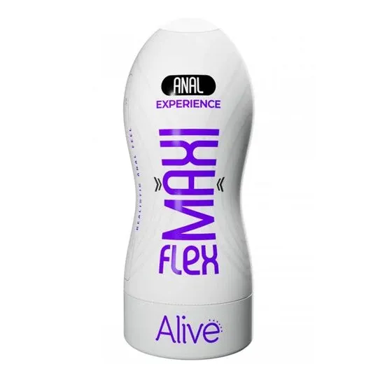 Masturbateur anal réaliste ALIVE Maxi Flex taille L en TPE ultra doux pour simulation anale