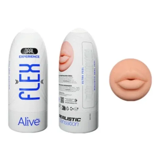 Realistischer Masturbator Flex Oral Größe M hautfarben ALIVE – Mundform für Oralverkehr