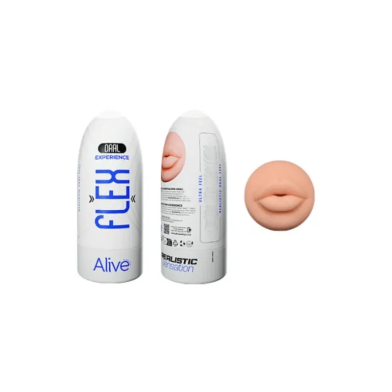 Realistic masturbator Flex Oral size M skin color ALIVE – mouth shape for oral sex simulation