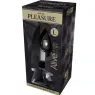 Mini plug anale in metallo nero taglia L di ALIVE con diamante lucido per stimolazione anale