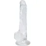 Gode réaliste transparent 18 cm ALIVE, pénis en gelée hypoallergénique, étanche et sans phtalates