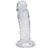 Gode réaliste transparent ALIVE 14,7 cm en gelée souple - détails veines et gland, pour pénétration vaginale ou anale
