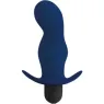 Rechargeable vibrating anal plug Gladius in black silicone - Brand ALIVE