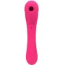 Vibratore a suzione clitoridea fucsia ALIVE con doppio motore e 10 modalità