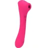 Fuchsia clitoral suction vibrator ALIVE with dual motor and 10 modes