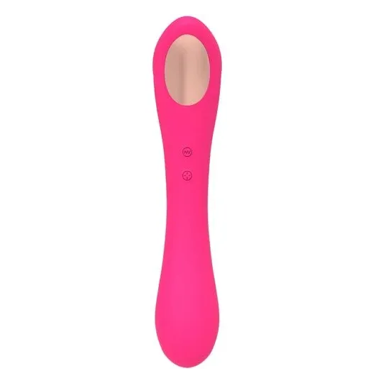 Vibratore a suzione clitoridea fucsia ALIVE con doppio motore e 10 modalità