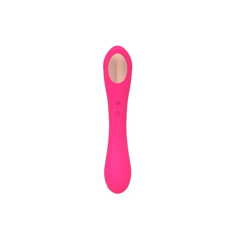 Vibromasseur à succion clitoridienne fuchsia ALIVE avec double moteur et 10 modes
