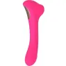 Vibromasseur à succion clitoridienne fuchsia ALIVE avec double moteur et 10 modes