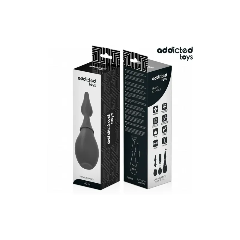 Nettoyant sextoy Addicted Toys voyage 160ml format compact pour hygiène discrète en déplacement