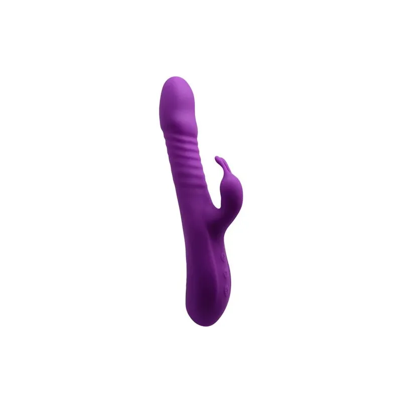 Vibrador conejo morado silencioso calentador ALIVE – vista frontal de silicona" }, "2642": { "fr": "Profil du vibromasseur lapin
