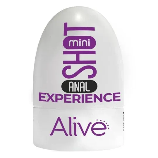 Mini masturbatore anale compatto Alive colore carne, design portatile