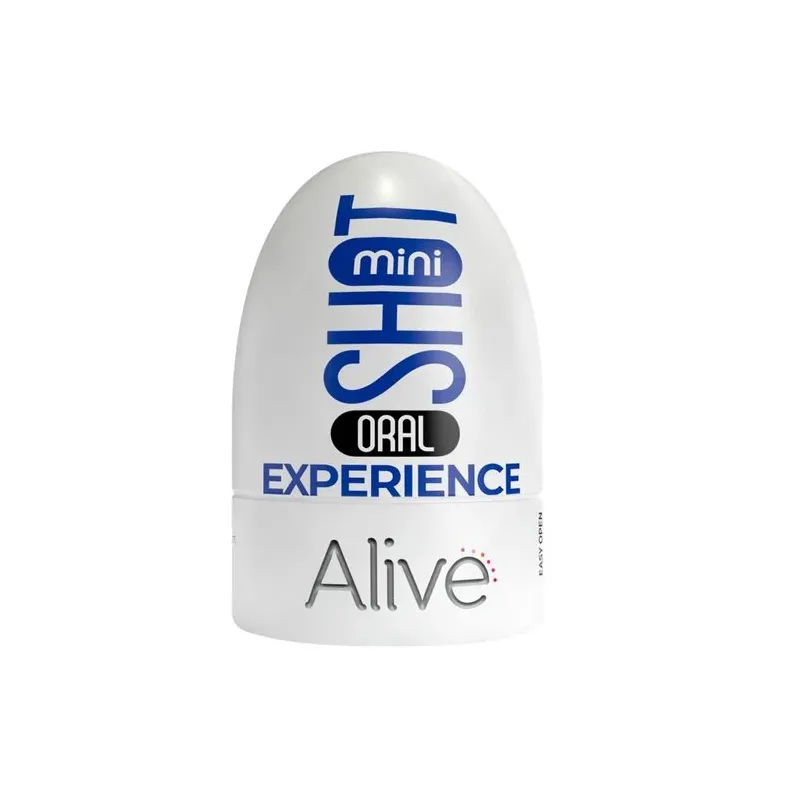 Mini masturbador oral compacto y discreto ALIVE color carne - juguete sexual portátil