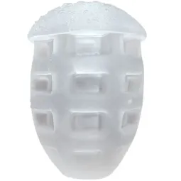 Mini masturbador transparente ALIVE, juguete sexual portátil, textura interna, 8,5 cm.