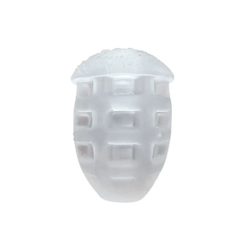 Mini masturbador transparente ALIVE, juguete sexual portátil, textura interna, 8,5 cm.