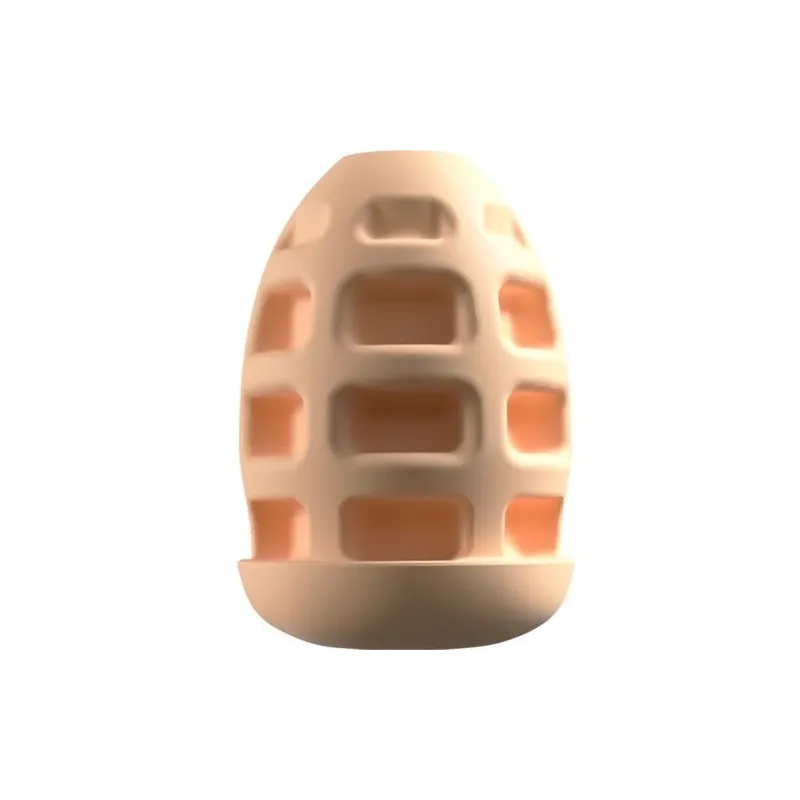 Compact ALIVE mini masturbator in flesh color, portable male sex toy