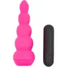 Stimulateur anal rechargeable rose ALIVE 10 modes silicone vue avant