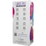 Stimolatore anale ricaricabile rosa ALIVE 10 modalità silicone vista anteriore