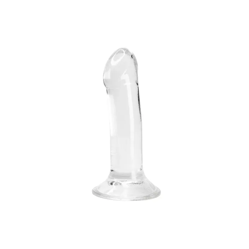 Transparenter realistischer Dildo 16 cm ALIVE - klarer Penis-Nachbilder mit Adern für vaginale und anale Stimulation