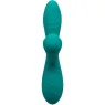 G-spot vibrator with suction ALIVE sky blue - overview, ergonomic curve