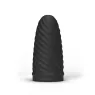 Masturbateur masculin ALL BLACK Loop spirale stimulante 17 cm noir - D-229328