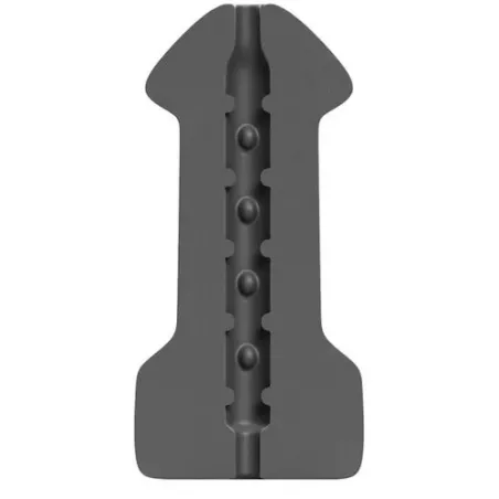 Masturbador Hook Up ALL BLACK 17 cm negro - juguete sexual masculino